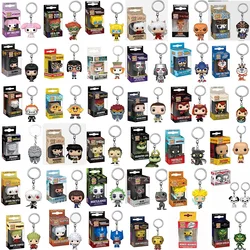 Funko POP Pocket Keychain Spongebob Inuyasha Mad Hatter ED&EIN Scarlet Wutch Toothless Elvira Trigun Model Toys Gifts
