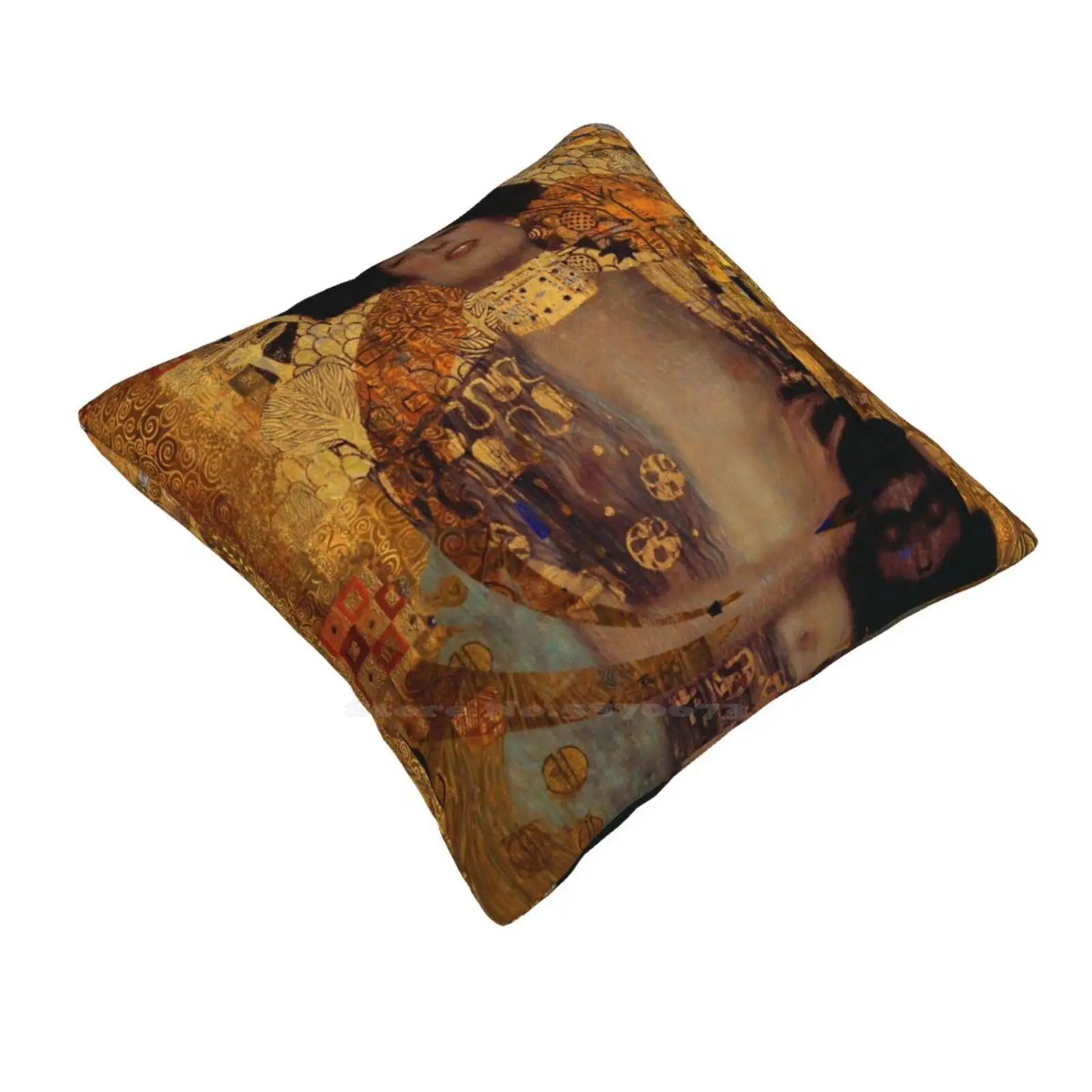 Gustav Klimt-Judith And The Head Of Holofernes Fashion Sofa Throw Pillow Cover Pillowcase Klimt Judith Klimt Gold Woman Klimt