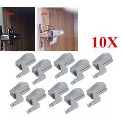 Cabinet Hinge LED Lights Touch Battery Universal Kitchen door light Wardrobe Closet Smart Bedroom Night Inner Sensor 10Pcs