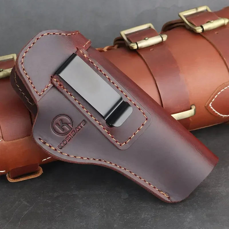 Holster For Man 2024 New Autumn Leather Concealed Carry Quick Draw Hunting Colt 1911 High Quality Designer Brand