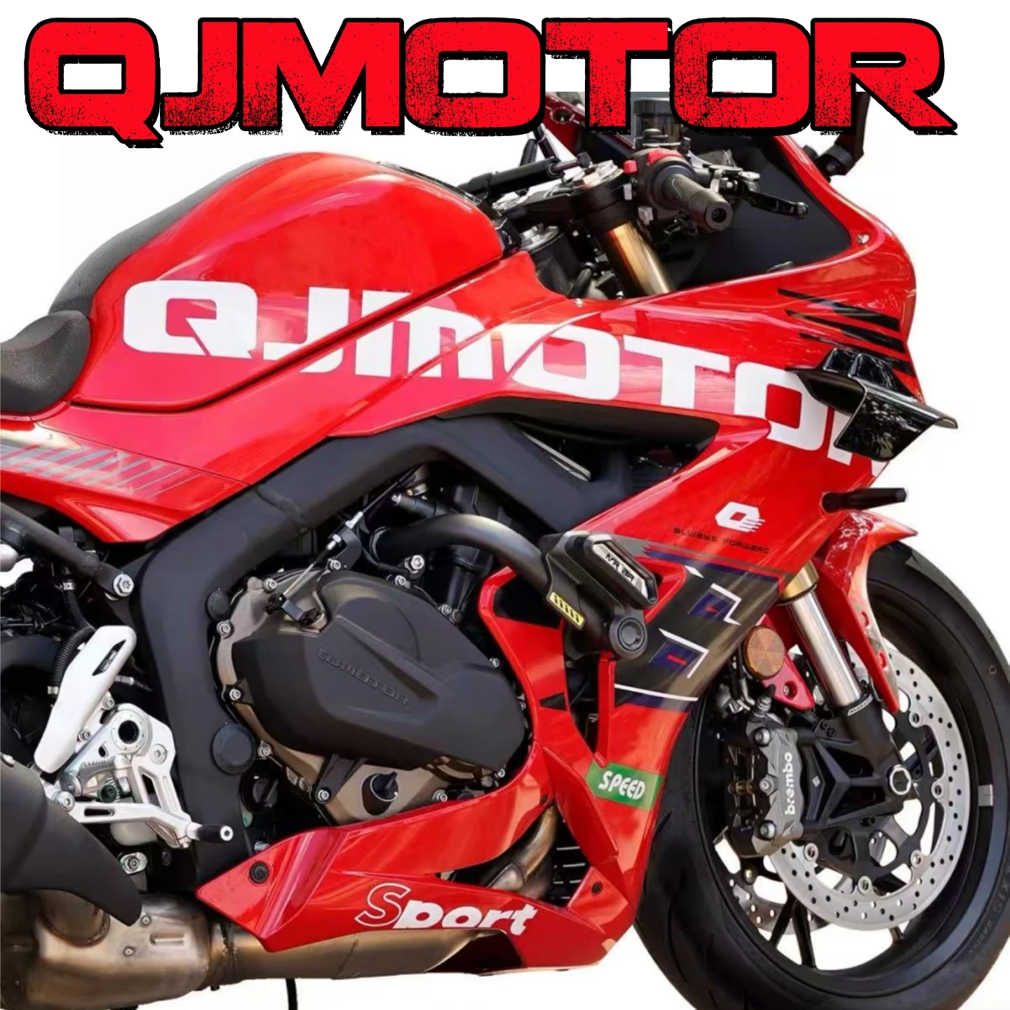 Pour QJMOTOR SRK800RR barre de protection SRK600RC pare-chocs SRK921RR barre compétitive 600A pièces de modification de chauve-souris anti-chute