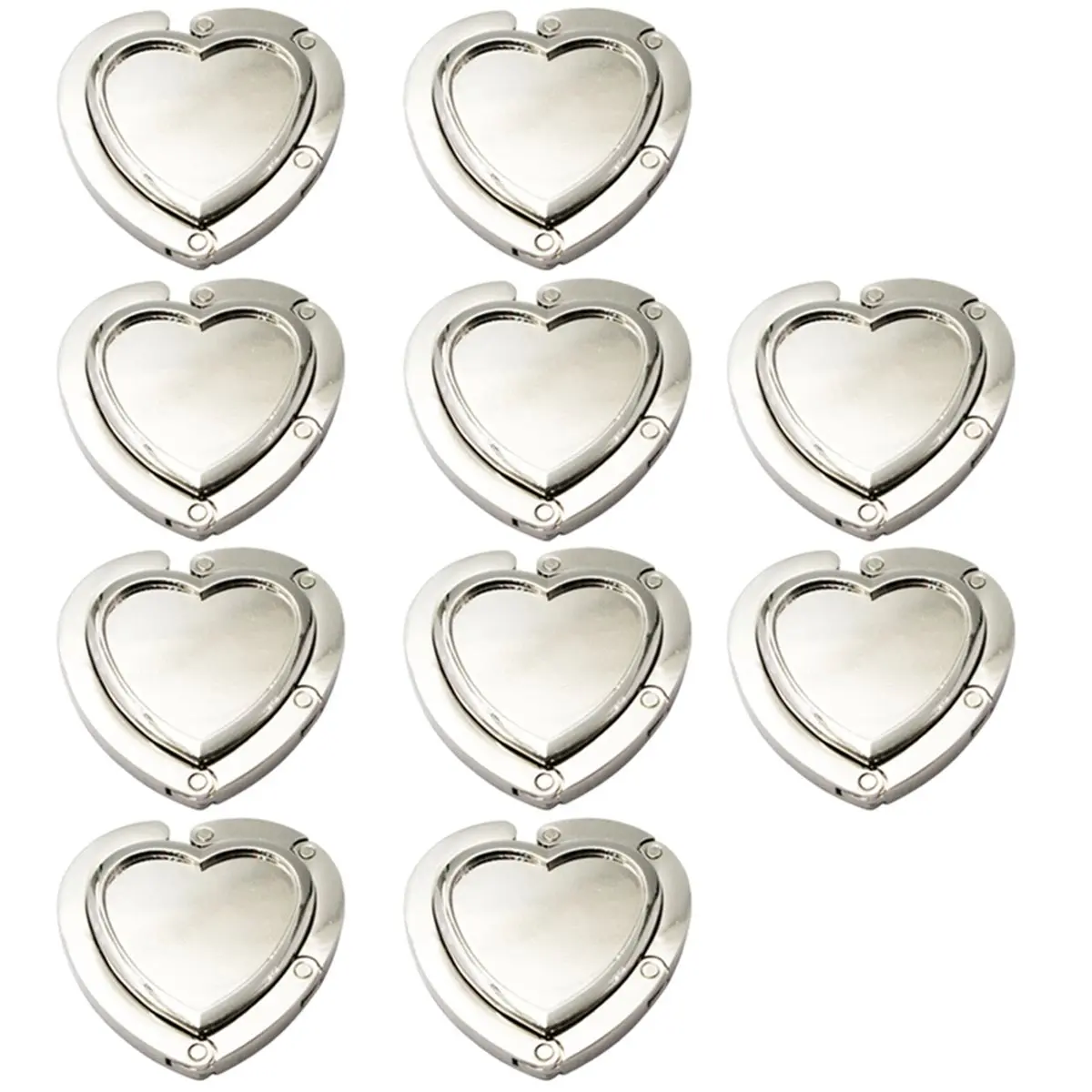2026 New Foldable Heart-Shaped Handbag Hanger - Table Hook for Bags, Purses & Home Decor Gift Idea Compact Stylish Desk Accessor