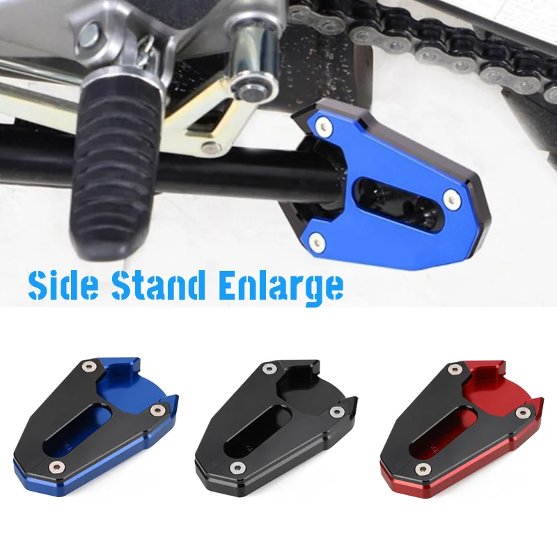 

For Suzuki SV 650 SV650 2016 - 2023 SV650X SFV650 Gladius ABS Motorcycles Kickstand Foot Side Stand Extension Pad Support Plate