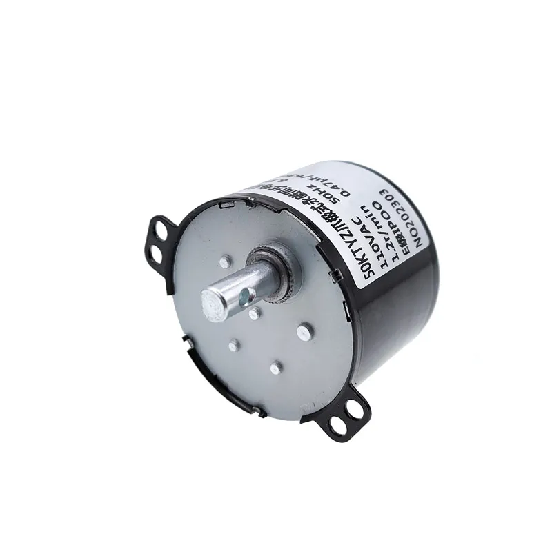 50KTYZ 110V/120V/127VAC Permanent Magnet Synchronous Motor 6W Speed Reducer Motors Controllable Positive And Negative Inversion