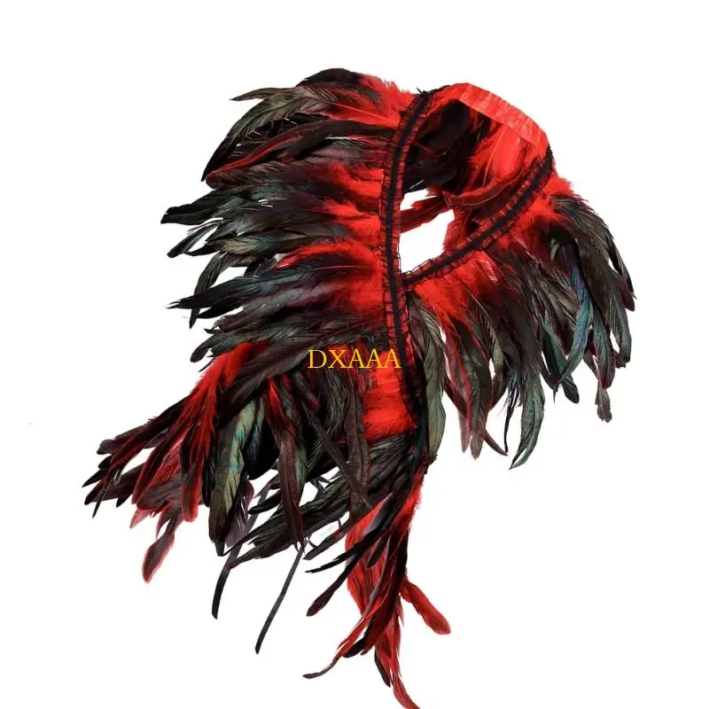 DXAA Delicate Embellished Collar Halloween Neckpiece For Stage Shows Cosplay And Character Dressing