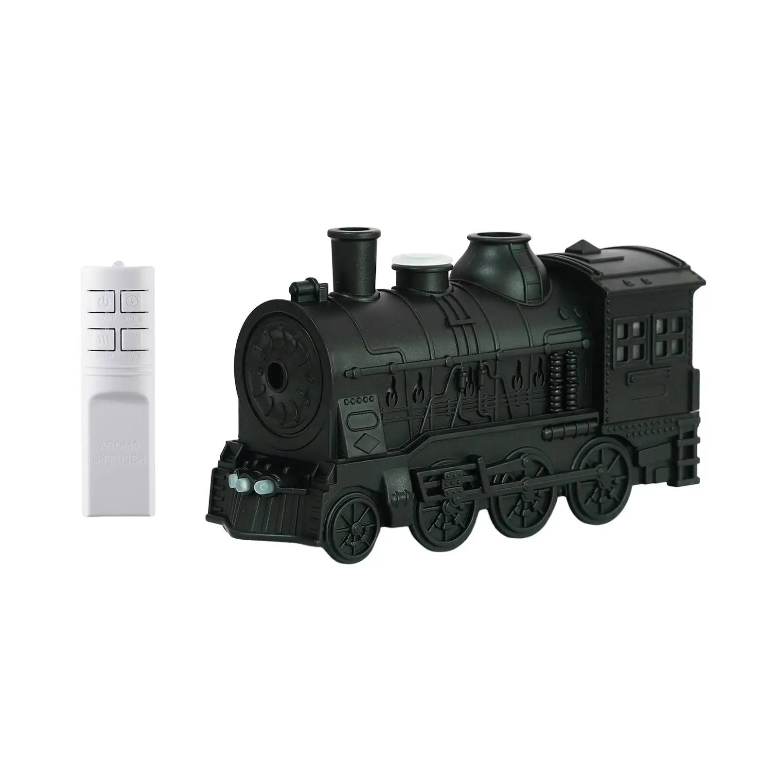 Retro Train Essential Oil Diffuser Humidifier ความจุ 300 มล. สําหรับห้องนั่งเล่น