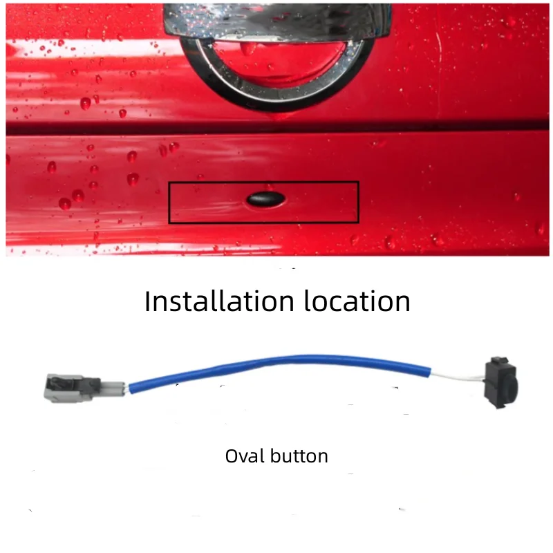 For NISSAN 2008-2015 QASHQAI Rear Trunk Tail Cover Tailgate Intelligent Start Button Luggage Compartment Switch