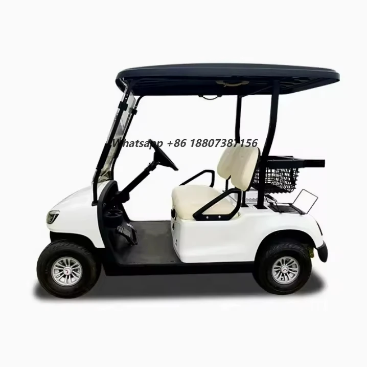 

Golf Cart Rear Seat Electric Golf Push Cart Single Rider Golf Cart