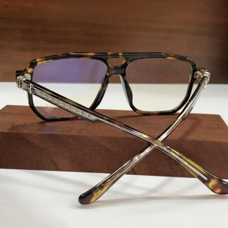 Fashion Pilot Acetate Men Women Eyeglass Frame CH8168 Personalized Literature Reading Glasses Myopia Prescription Glasses Gafas