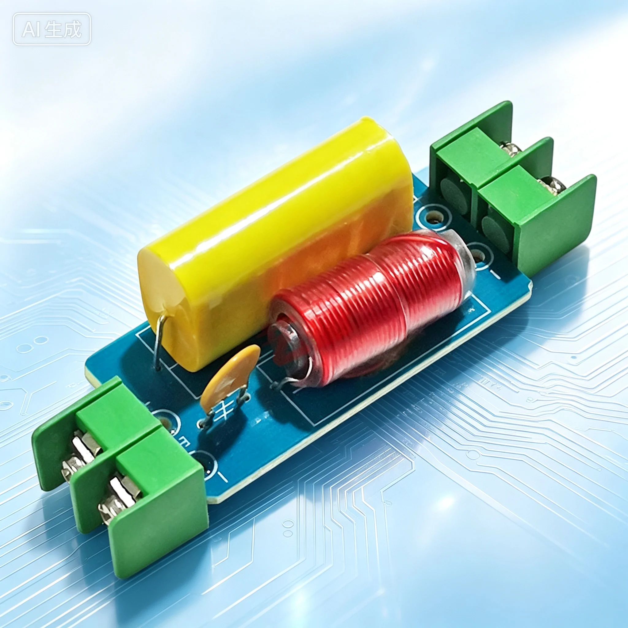 Crossover Module for DIY Pure Tweeter, 6 Ohm Car Speaker & Subwoofer High Frequency Crossover 5pcs