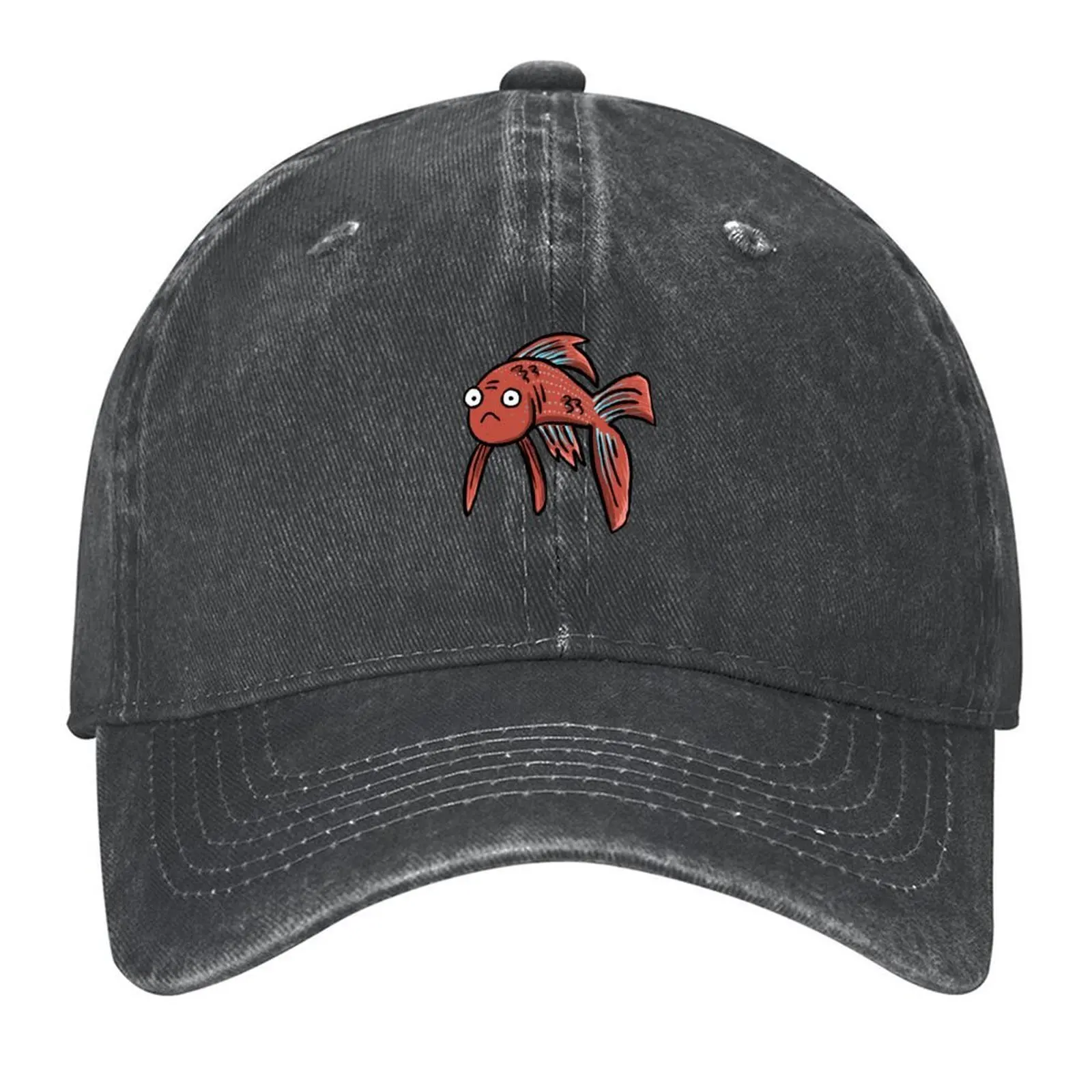 

Buddy the Fish Baseball Cap Funny hats funny hat Golf Cap Uv Protection Solar Hat Women Hats Men's