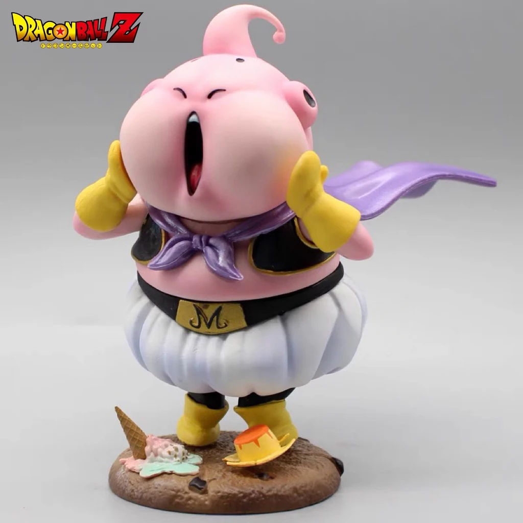 

16cm Dragon Ball Z Majin Buu Cute Anime Figure Cake Ornaments Model Standing Statue Collection Figurine Children's Toy Gifts