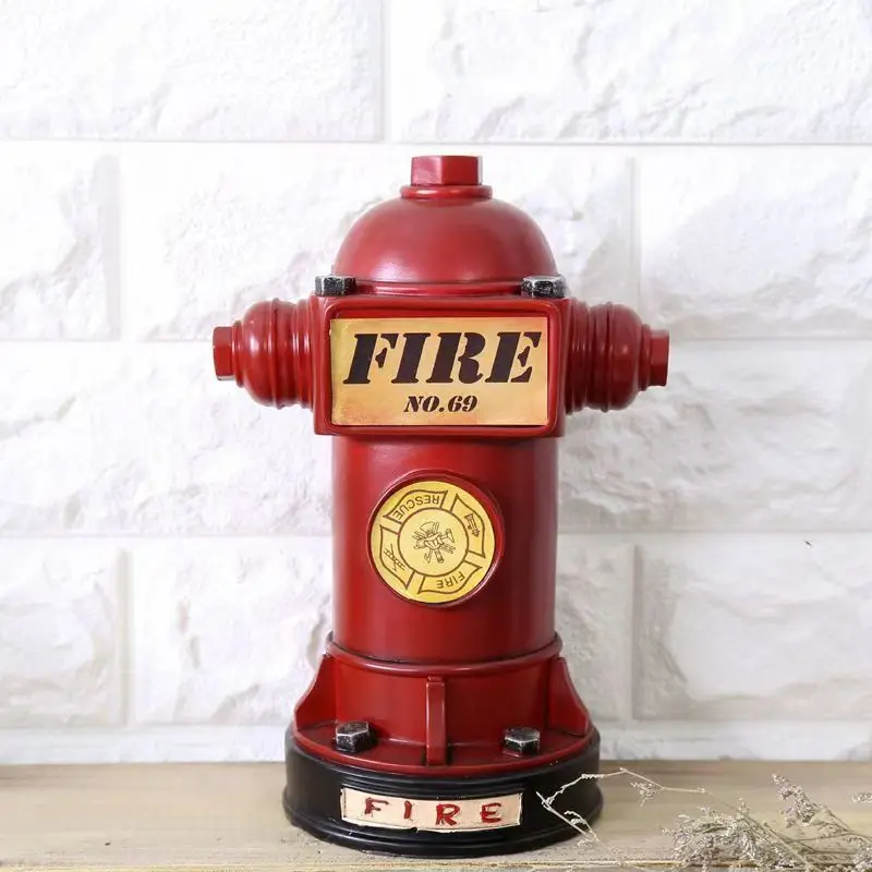 Creative Fire Hydrant Figurines Art Modern Living Room Funny Sculptures Original Aesthetic Figurines Ornaments Resin Crafts