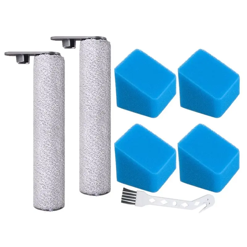 

B58B-Для JONR ED12 Pro: сменный губчатый фильтр и роликовая щетка для беспроводного пылесоса (для сухой и влажной уборки), аксессуары для чистки