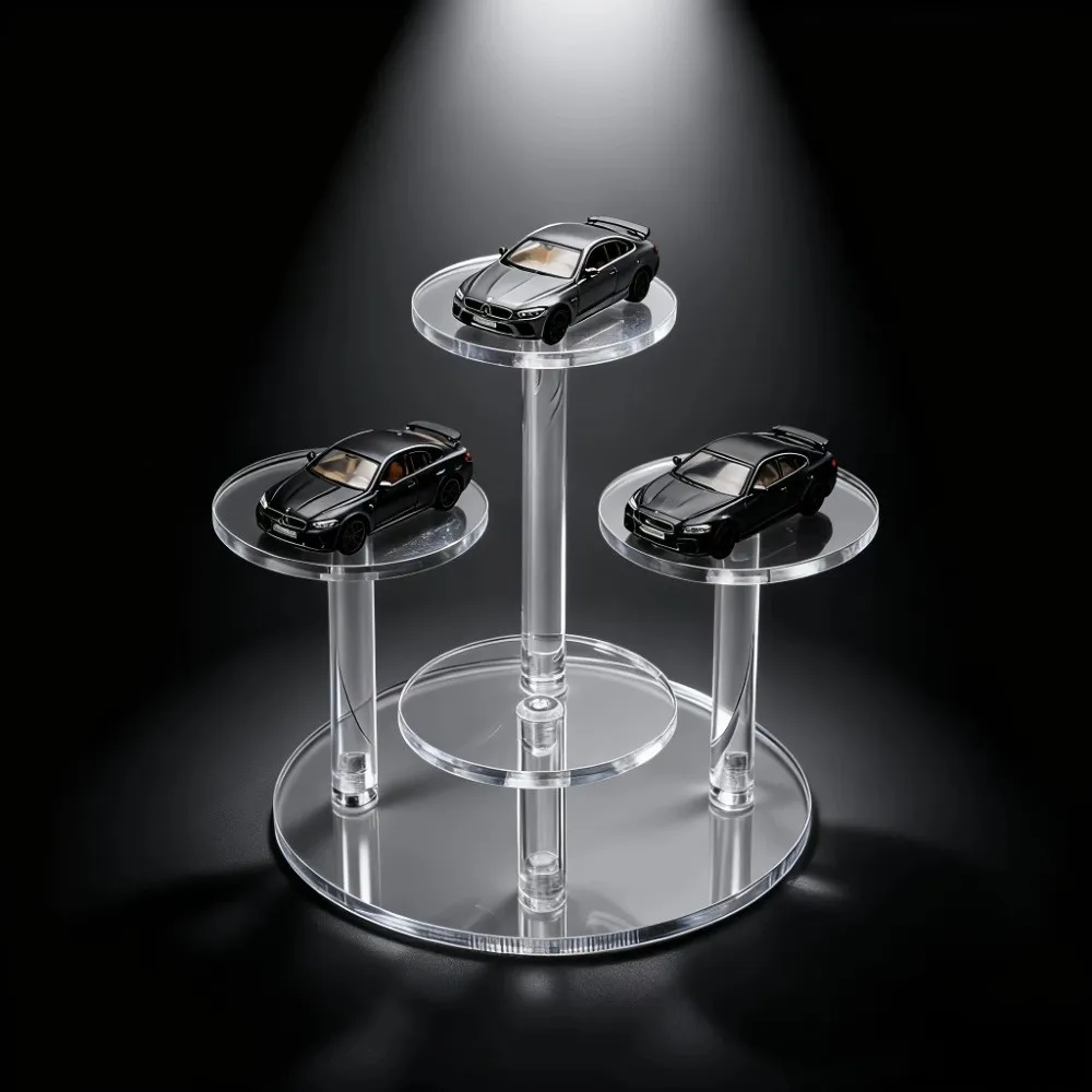 

Подставка для демонстрации украшений на 3/4/5 позиций, прозрачная акриловая, съемная, для хранения аксессуаров и коллекционных предметов