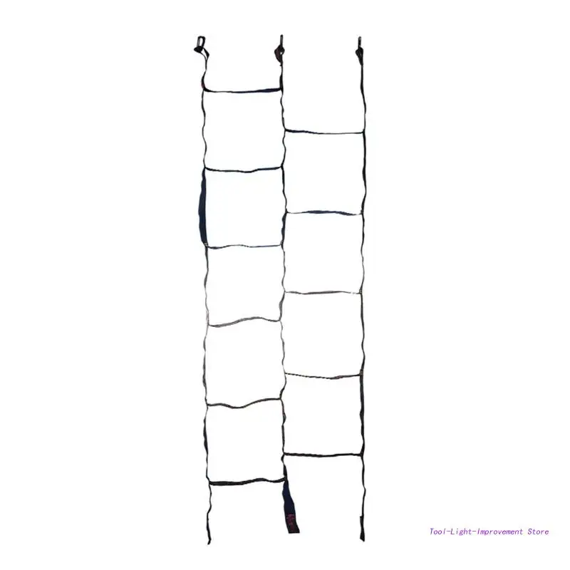 

Polyester Silk Rope Ladder Sling Rope Ladder with Carabiners for Outdoor Tree