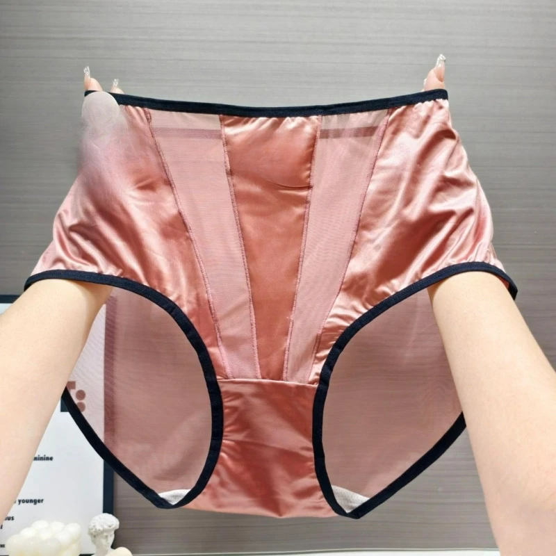 

Sexylarge-size Panties Women Transparent Lace Panties Breathable Fat Popular High-end Hollow Briefs New Modelslight Comfortable