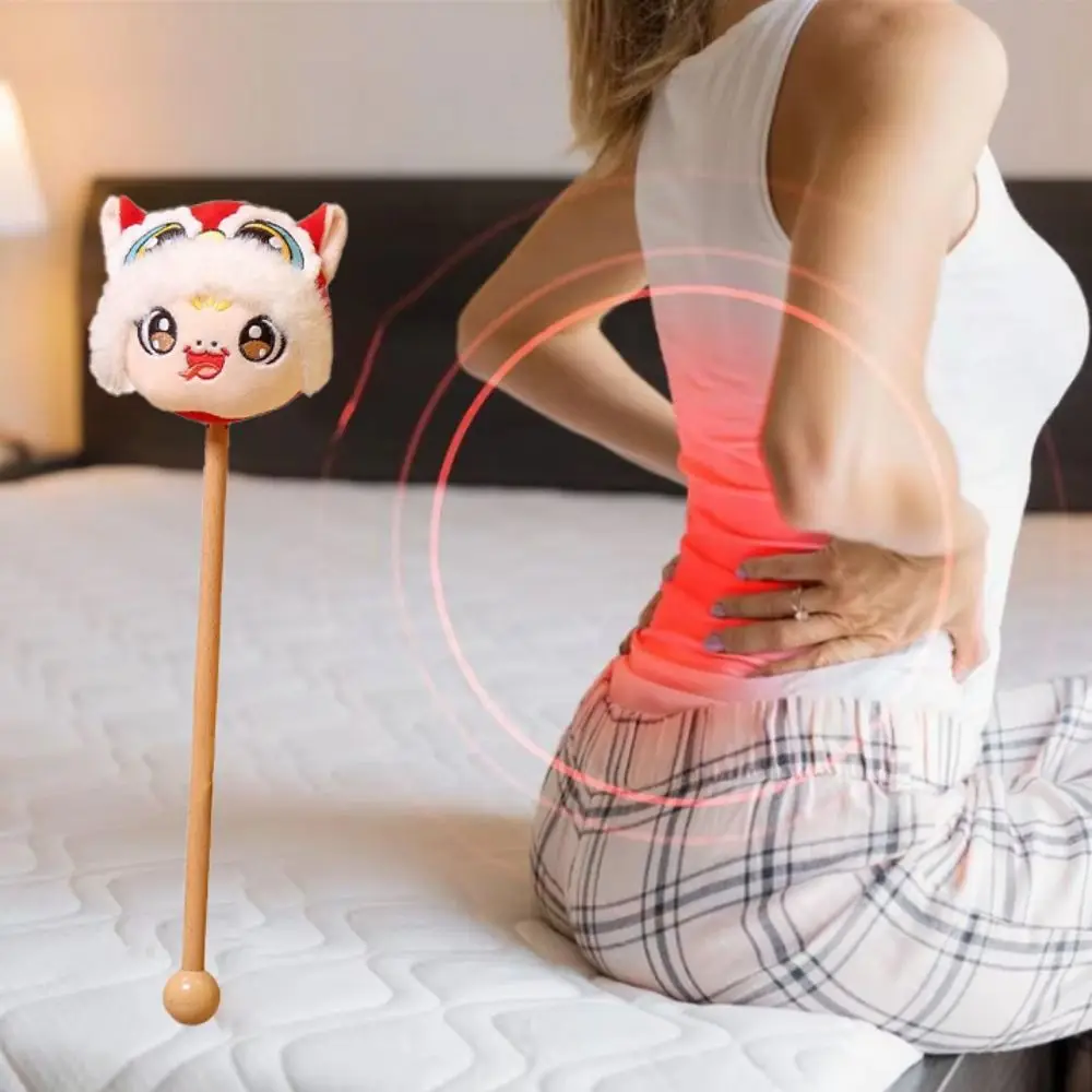 دائم الكرتون الأفعى التميمة تدليك المطرقة لينة لطيف زودياك الأفعى المطرقة عصا باليد الظهر عصا تدليك الرجال #2