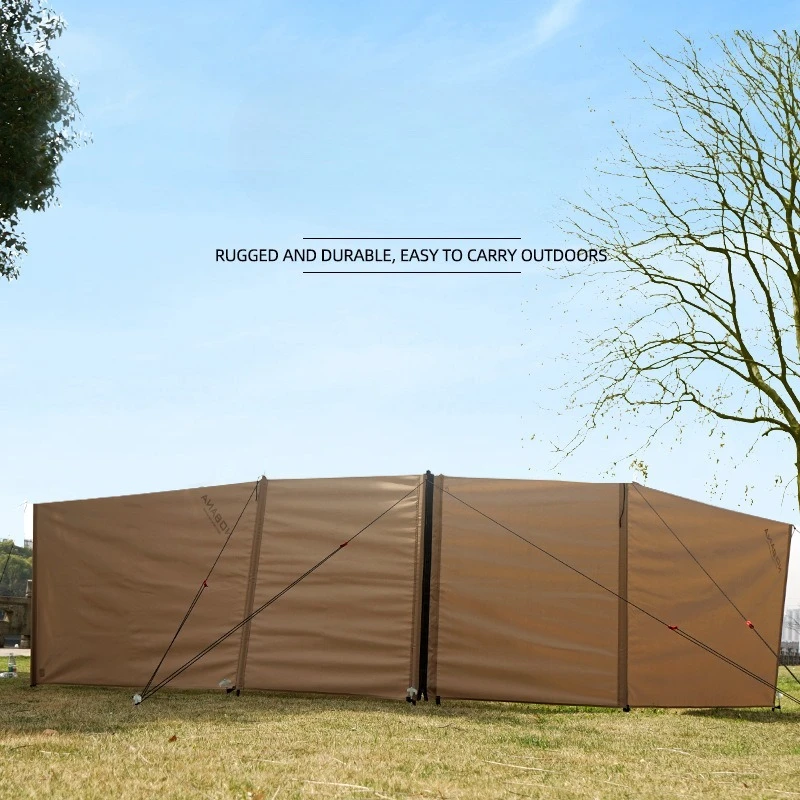 Outdoor camping large windshield splicing enclosure curtain camping windproof cover