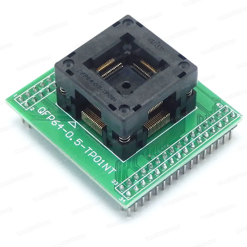 Newest Arrival QFP64-0.5-TP01NT Adapter Spacing 0.5mm in stock