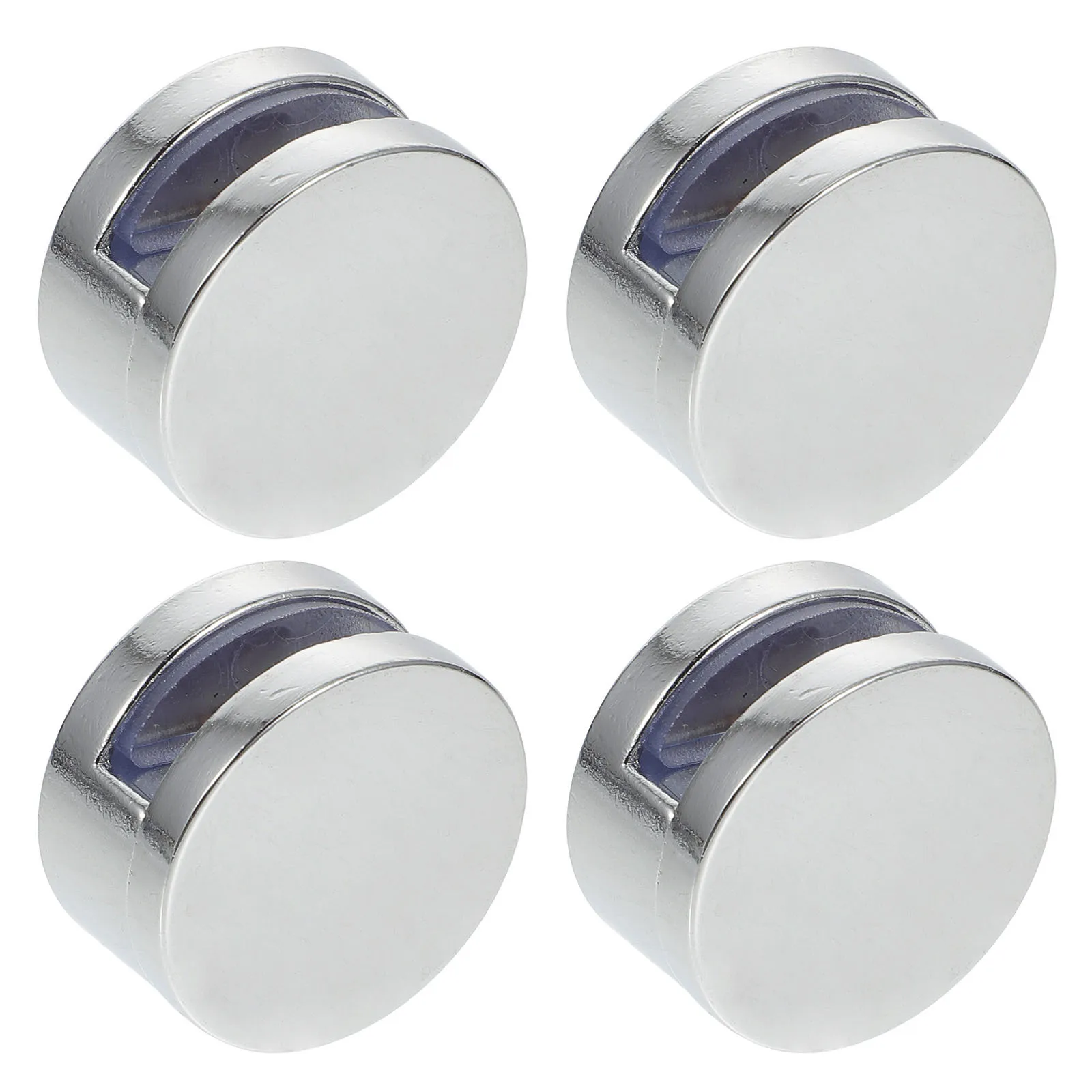 8Pcs Round Mirror Holder Clips Sturdy Glass Mounting Clips for Wall Mirror Installation Smooth Surface Anti-Damage