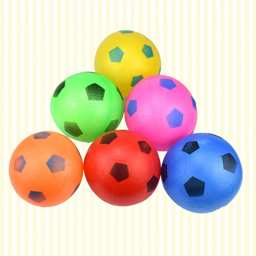 15Pcs Small Inflatable Soccer Ball PVC Plastic Beach Ball Bright Color for Kids Outdoor Pool Party Summer Beach Entertainment