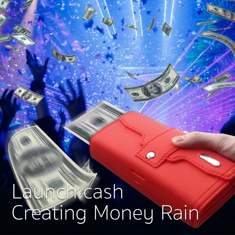 Money Spray Wallet Electric Party Cash Ejection Simulated Wallet Funny Party Toys Kids gifts Toys