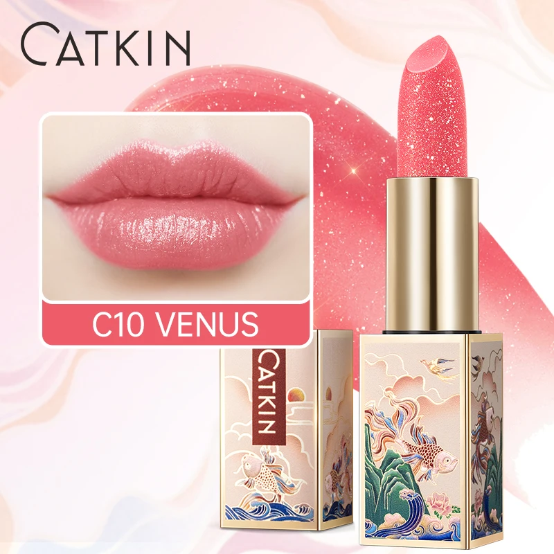 CATKIN SPARKLING LIP BALM MOONLIGHT COLOR-CHANGING LIP STICK - NEW SERIES image 3