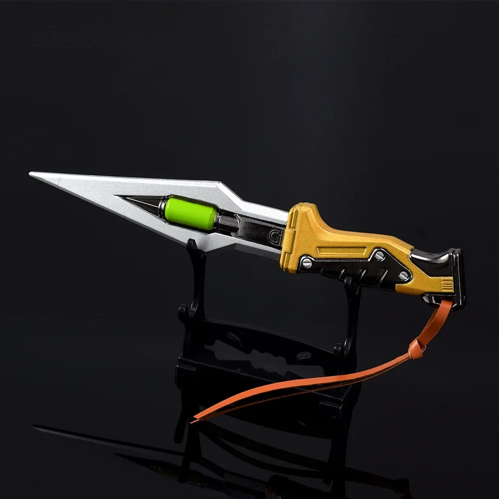 18cm/7.1in Valorant Game Peripherals Outpost Melee Metal Weapon Model  Samurai Knife Bali Song Cosplay Collectible Gifts Boy Toy