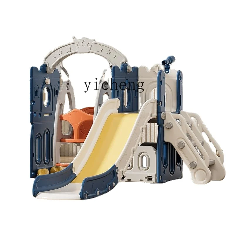 YY-Combinação Multi-Funcional de Slide e Swing Infantil, Indoor Home, Espessado