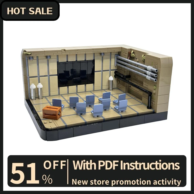 

Новинка, 1160 шт., знаменитая звезда, боевой фильм Moc Rebel, база, портфельная модель комнаты, строительные блоки, креативные идеи «сделай сам», детская игрушка, подарок на день рождения