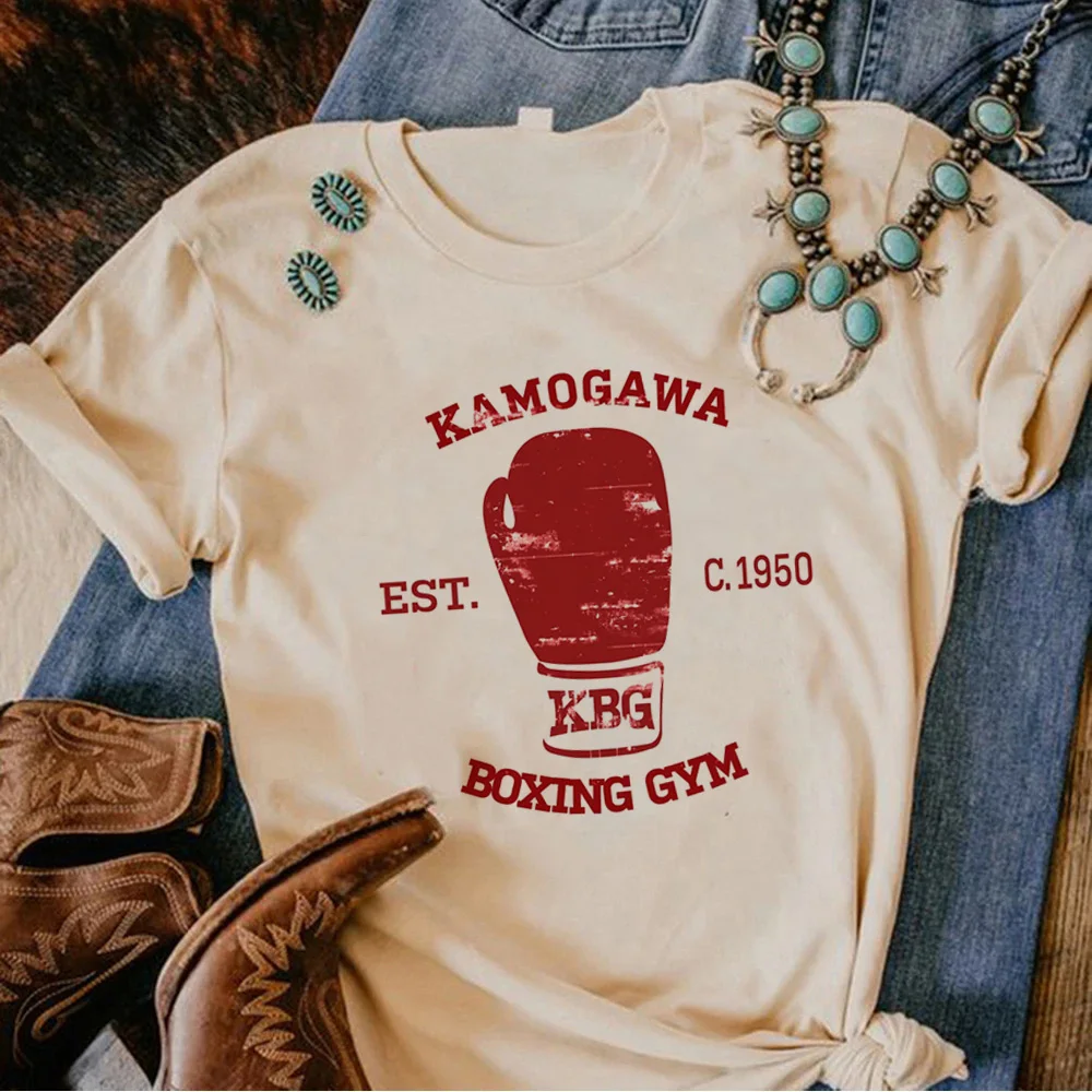 Boxing tshirt women graphic Tee girl streetwear harajuku clothes