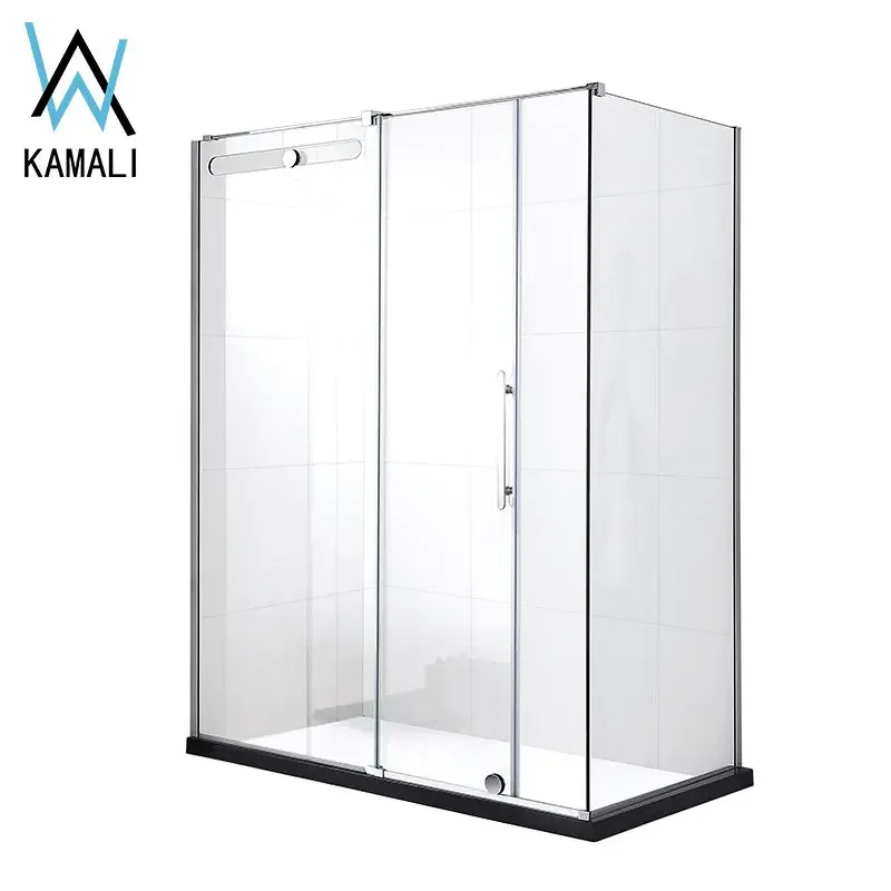 Factory Price Frameless Sliding Glass Shower Door For Bathroom Enclosure Shower Room