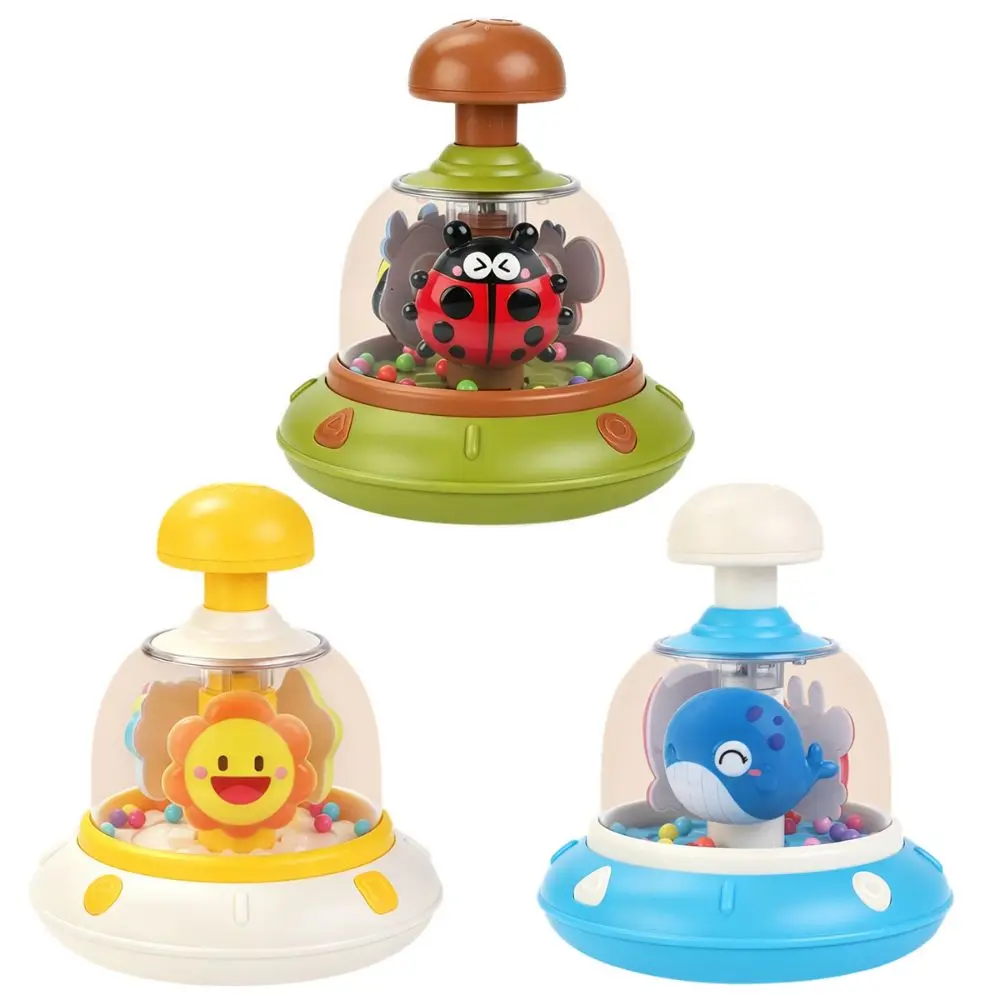 Rotating Design Rotating Press Carousel Press Mechanism Portable Size Sensory Carousel Spinning Feature Hand Eye Coordination
