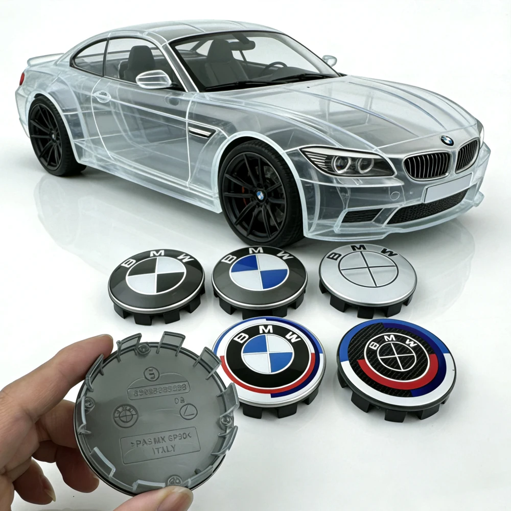 4Pcs 56mm 68mm ABS Car Wheel Center Caps For Bmw M E46 E90 F10 F30 E87 F20 G20 E60 E39 E92 F11 F31 E61 F25 E36 X3 X5 Accessorie