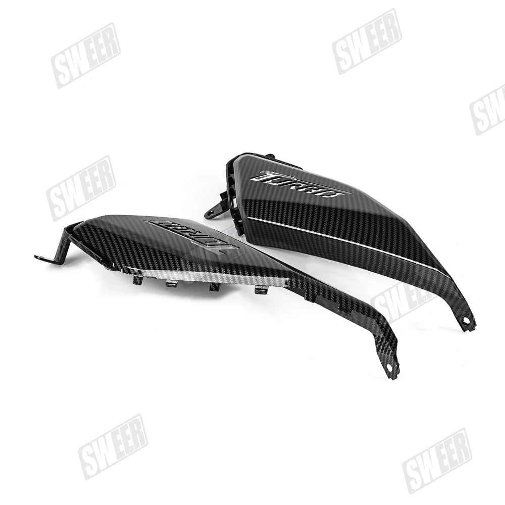Quadro da motocicleta capa protetora de fibra carbono compatível com yamaha nmax155 v3 2025 capa do painel lateral esquerdo e direito