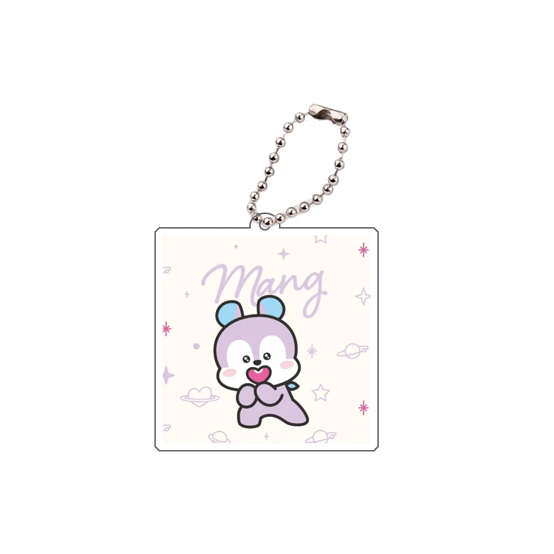 Porte-Clés de Dessin Animé Bt21 Cooky TMiTrendy, Pendentif de Sac Koya Rj, Jouet Cadeau pour Enfant, Nouvelle Collection