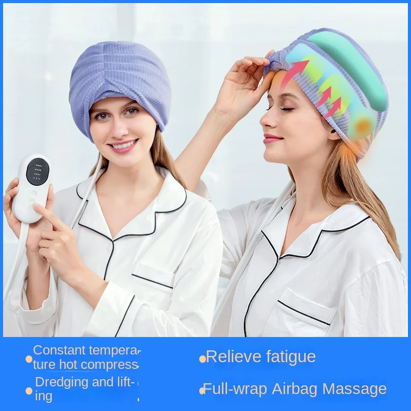 Head Massager for Migraine Scalp Temples and Head Therapy Headache Fully Automatic Meridian Unblocking and Charging Type