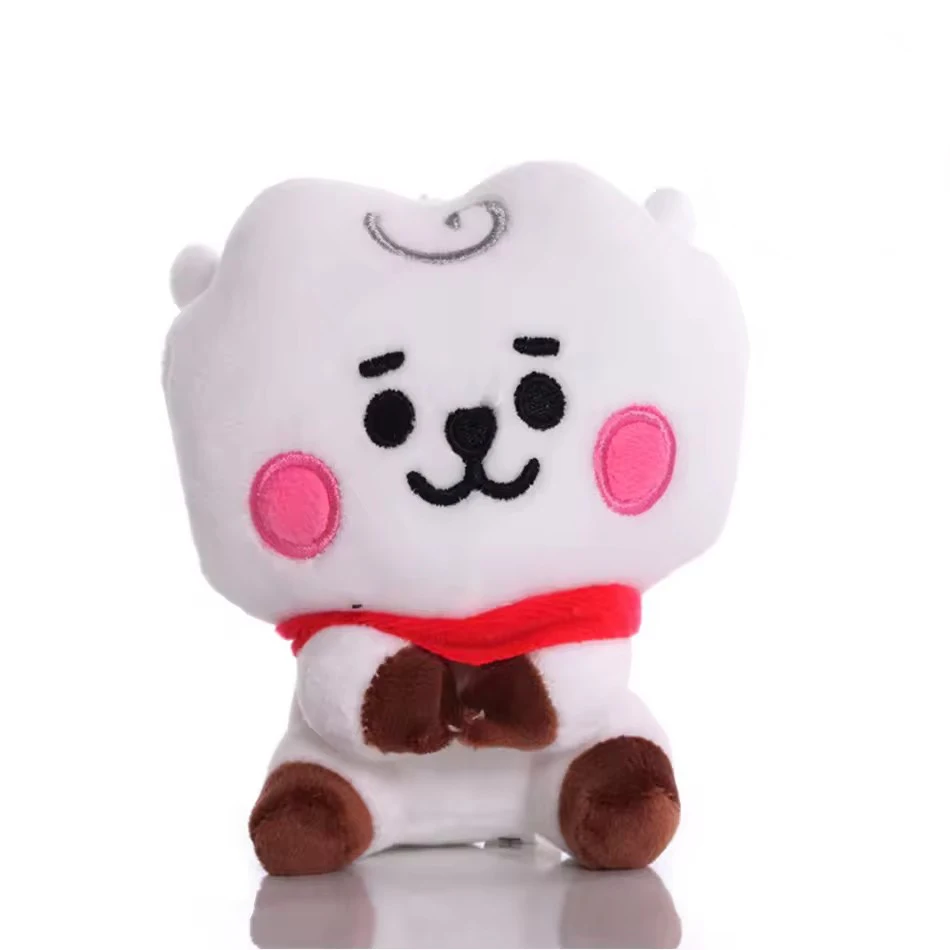 Hot BTed 21 Pluche Speelgoed Kawaii Mini Sleutelhanger Anime Hangertje Ornament voor Kinderen 12-22cm BT Accessoires Zachte Pluche Dieren Pop Cadeau
