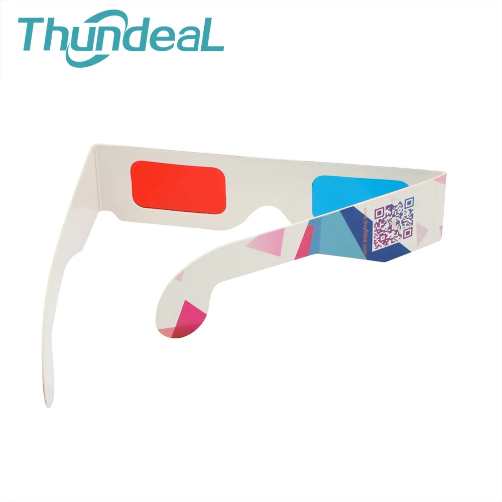 ThundeaL Projector Red Blue 3D Glasses for Game DVD Movie Cinema Anaglyph Framed Red Blue 3D Glasses Stereo Projector 3D