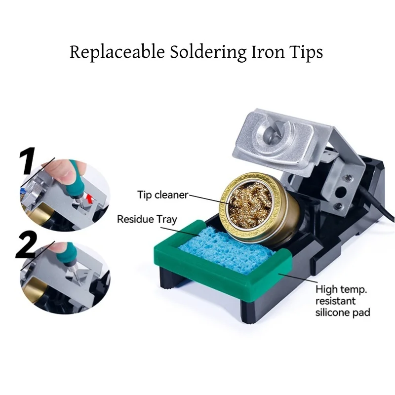 YIHUA 982-I محطة لحام 2S ذوبان القصدير السريع 4 قنوات تخزين وإيقاف تلقائي آمن للحام الموثوق به في ورش العمل #4