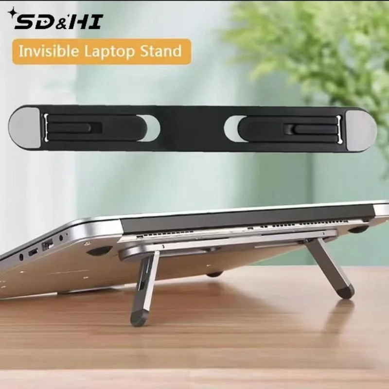 1/2Pcs Universal Laptop Riser Stand For Notebook Cooling Riser Pad Invisible Laptop Bracket Accessories