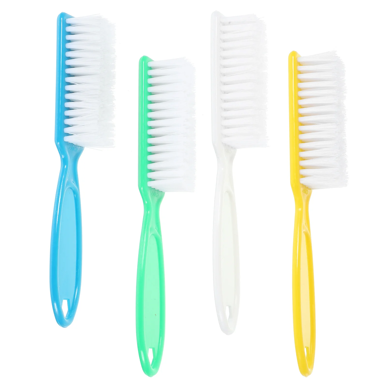 4pcs Handle Soft Bristle Portable Dust Removal Tool For Art Salon Use Nail Long Handle Nail Brush Cleaning Brush