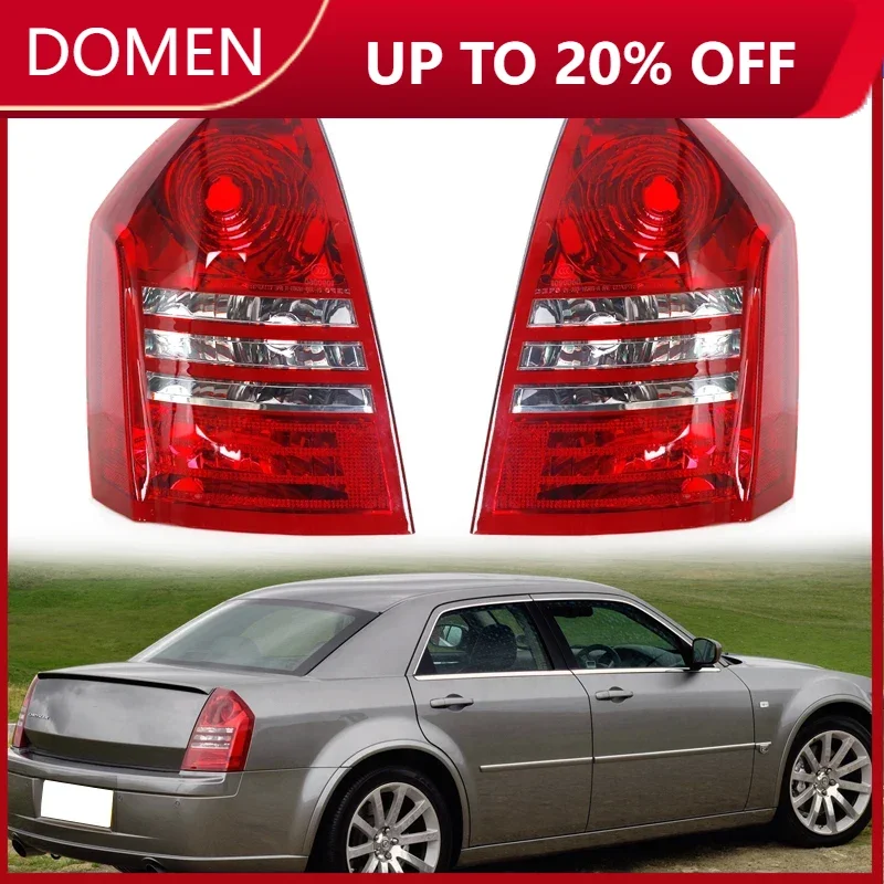 

Tail Light Cover For Chrysler 300 300C 2005-2007 Rear Warning Brake Lamp Auto Taillight Housing Without Bulb 4805853AD 4805852AD