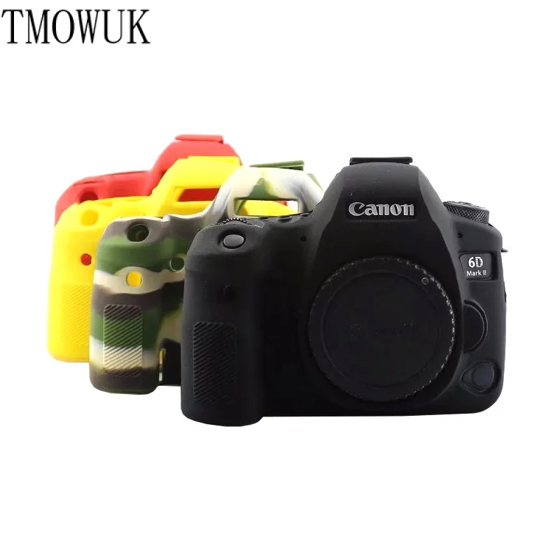 

For Canon EOS 6D markii DSLR camera bag 6obd2 silicone case protective sleeve photography soft case