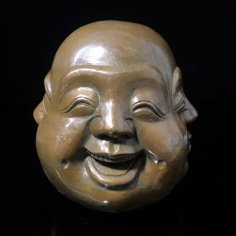 

Four-sided Maitreya Bronze Figurine, Crafts, Home Decoration, Creative Gift, Wholesale from one piece