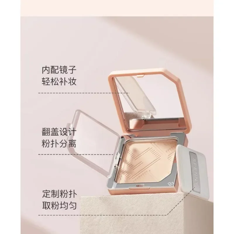 

SPENNY Setting Pressed Powder Long-Lasting Oil-control Make-Up Brightens Conceals Non-stripping Rare Beauty Original Makeup