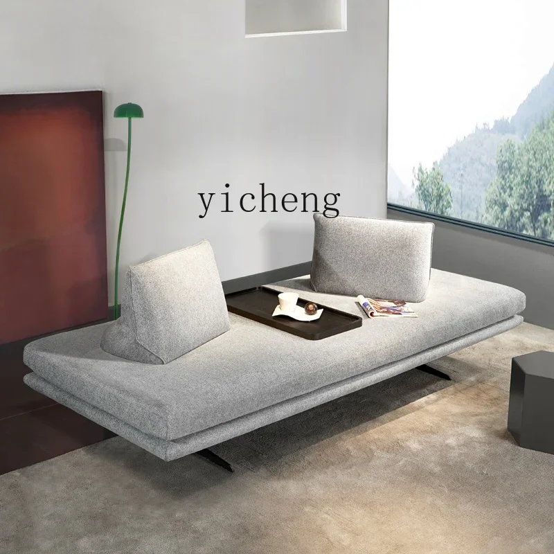 L23 Minimalist No Armrest Movable Backrest Double Sided Prado Fabric Sofa Simple And Modern