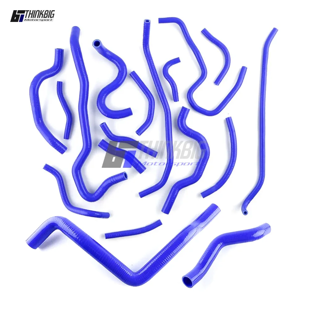 Silicone Radiator Hose Kit For 2004-2012 Mitsubishi Eclipse/Galant 2.4L 4G69 (18pcs)