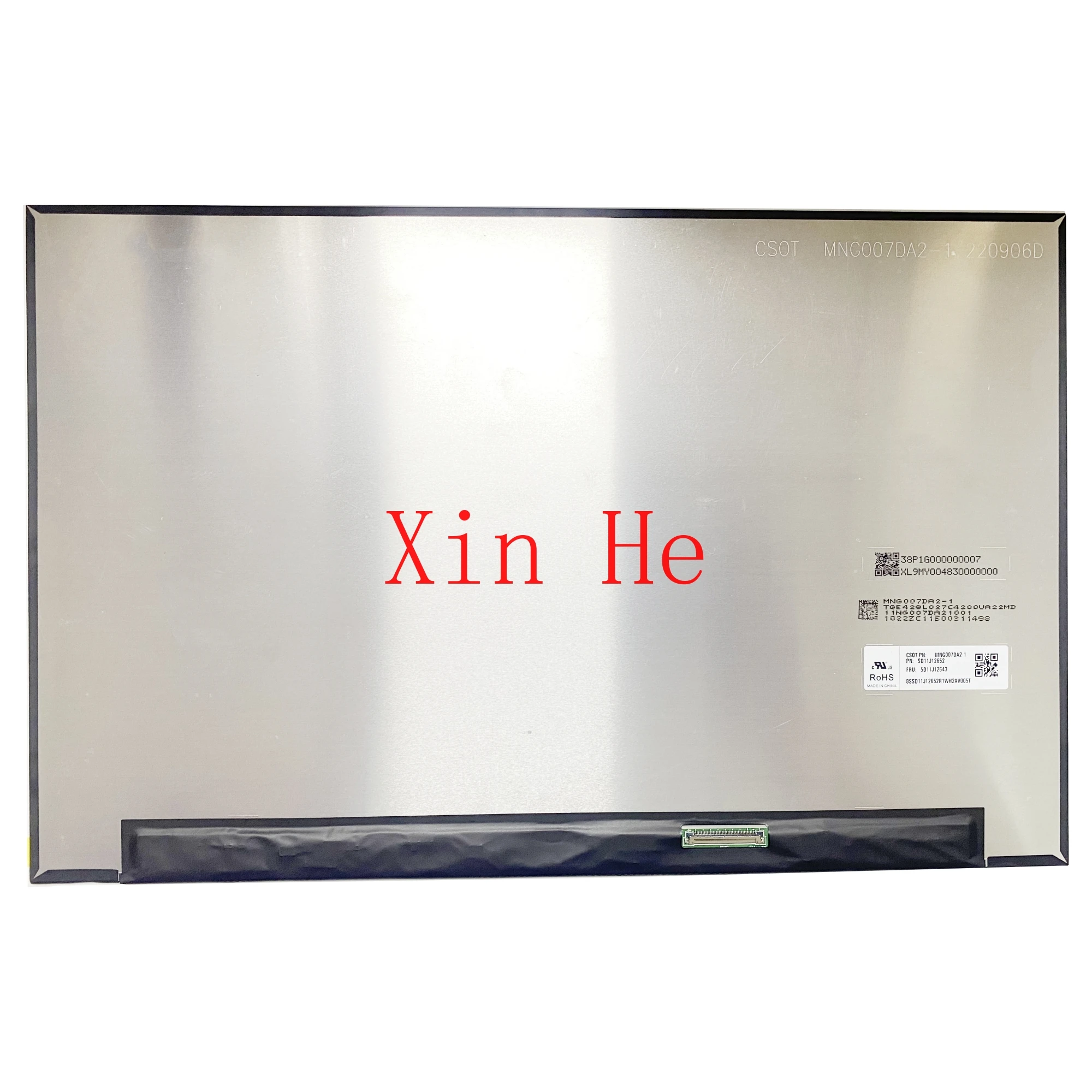 16.0'' 240Hz MNG007DA2-1 Laptop LCD Screen Display Panel Matrix Replacement 2560×1600 EDP 40 Pins